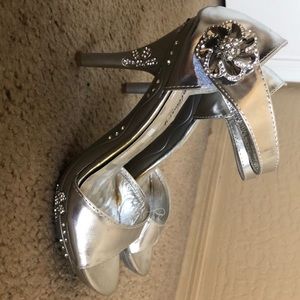 Silver heels